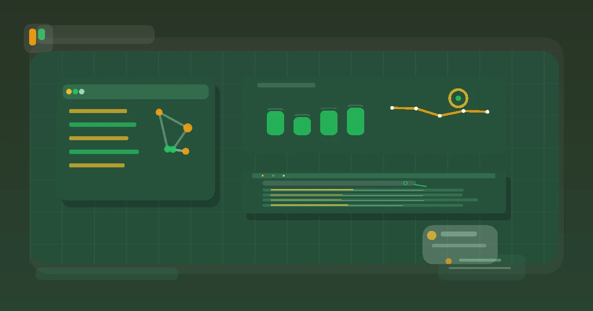 search and analytics dashboard visual with editorial polish for What A Good Social Media Audit Reveals Before You Scale, created for South African businesses researching digital marketing strategy