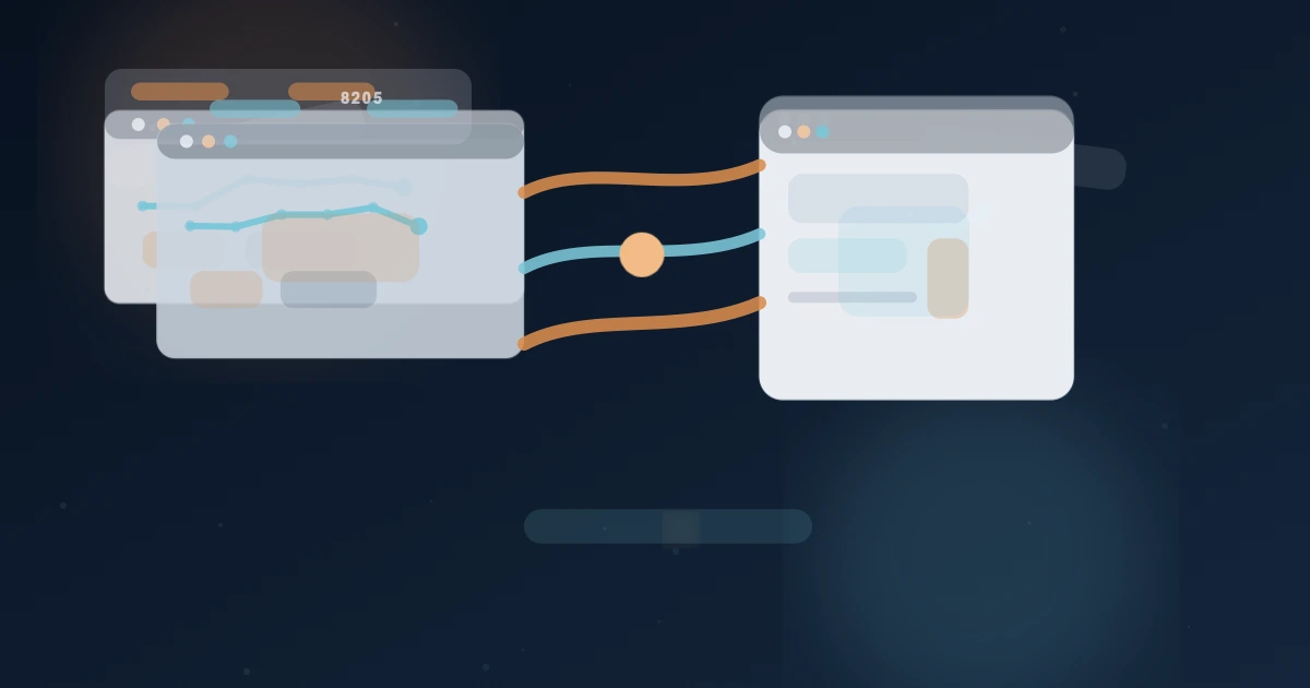 Man teaching woman while pointing on gray laptop