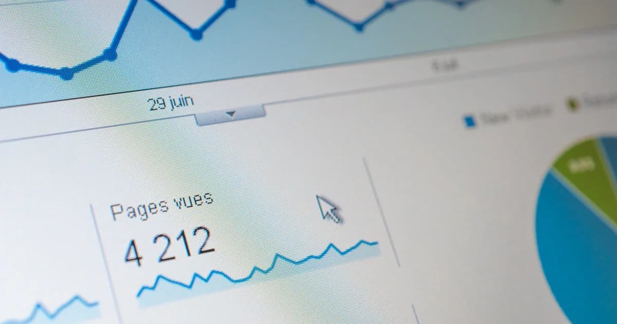 A close up of a computer screen with a graph on it