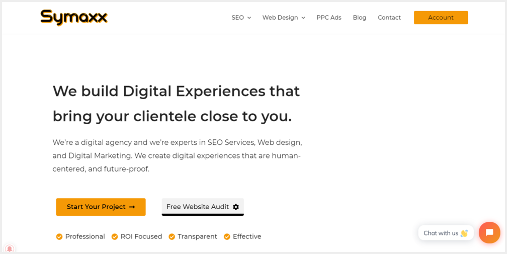 symaxx Digital home page