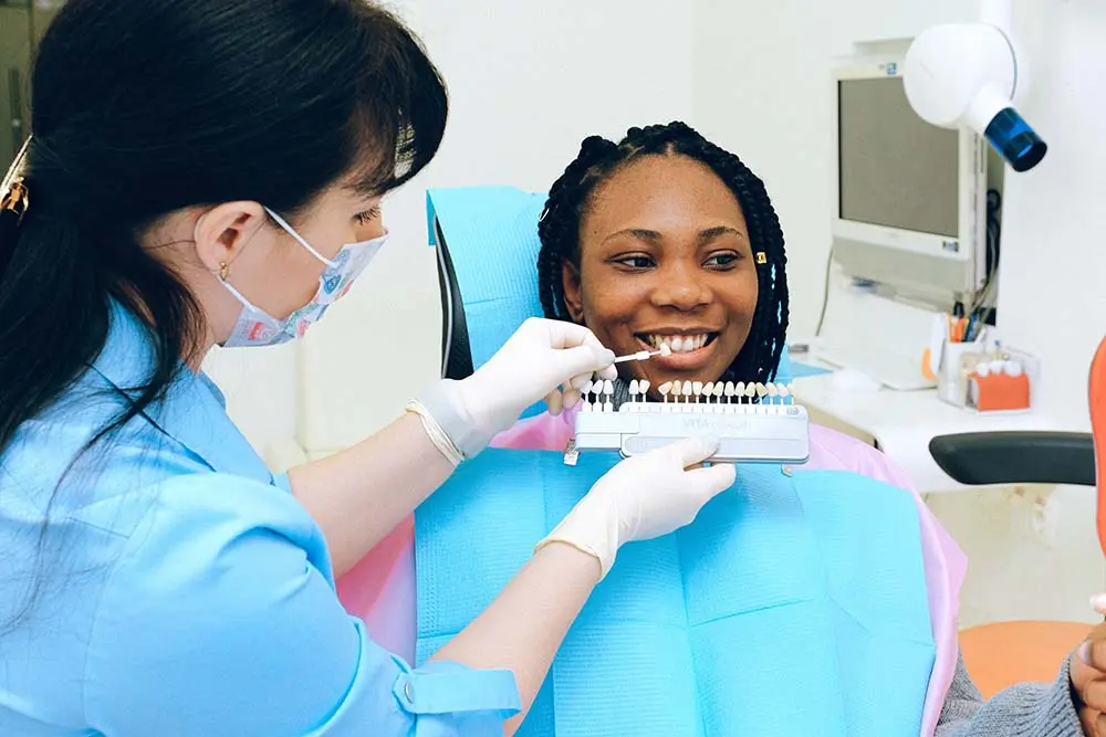A patient being attendant by dentist